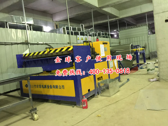 浦東風(fēng)管生產(chǎn)三線作業(yè)現(xiàn)場